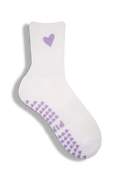 Pilates Socken - Lavender Heart