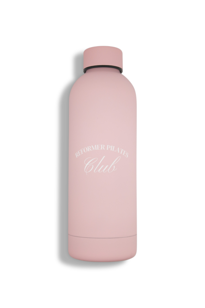 Reformer Pilates Club Edelstahl-Trinkflasche – Rosa