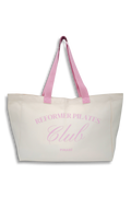 Reformer Pilates Club Tote Bag - Baby Pink