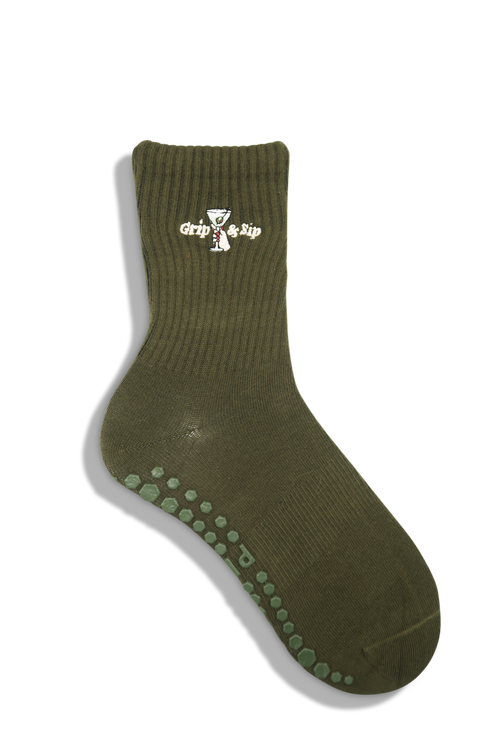Grip Sock - Grip & Sip 