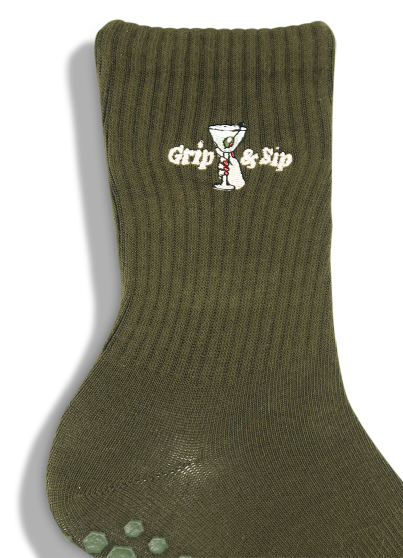 Grip Sock - Grip & Sip 