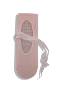 Grip Sock Ballet Babe Rosa mit braunen Grip 