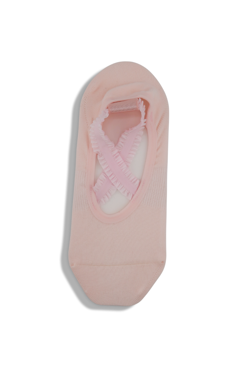 Grip Sock Ruffle Strap Rosa 