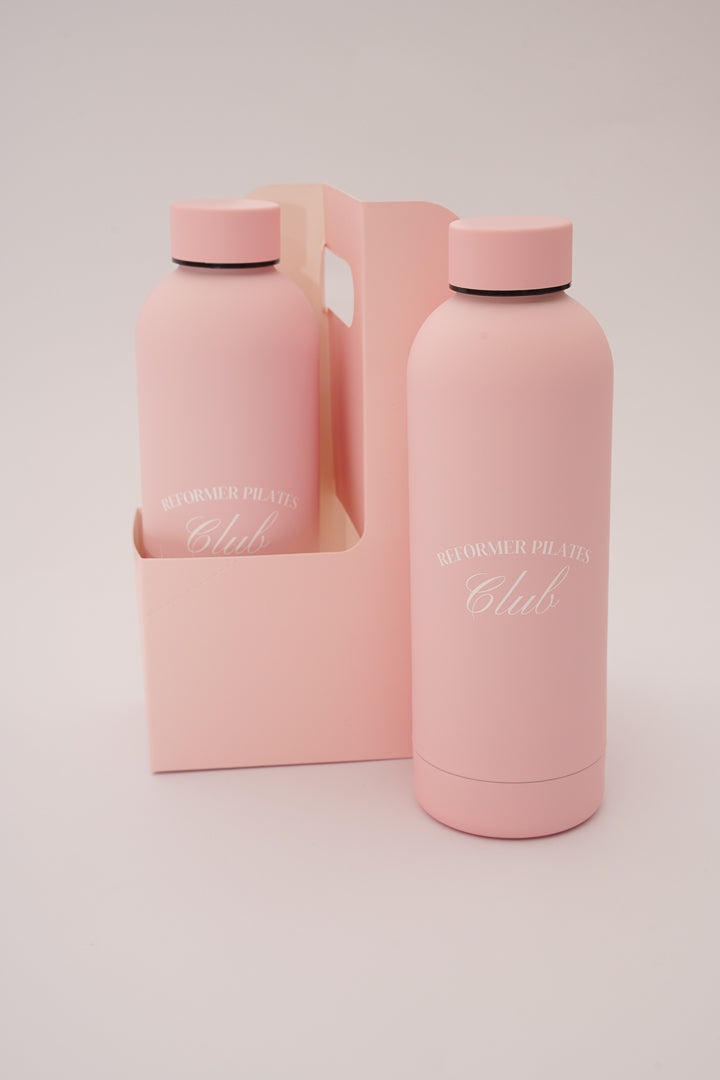 Reformer Pilates Club Edelstahl-Trinkflasche – Rosa