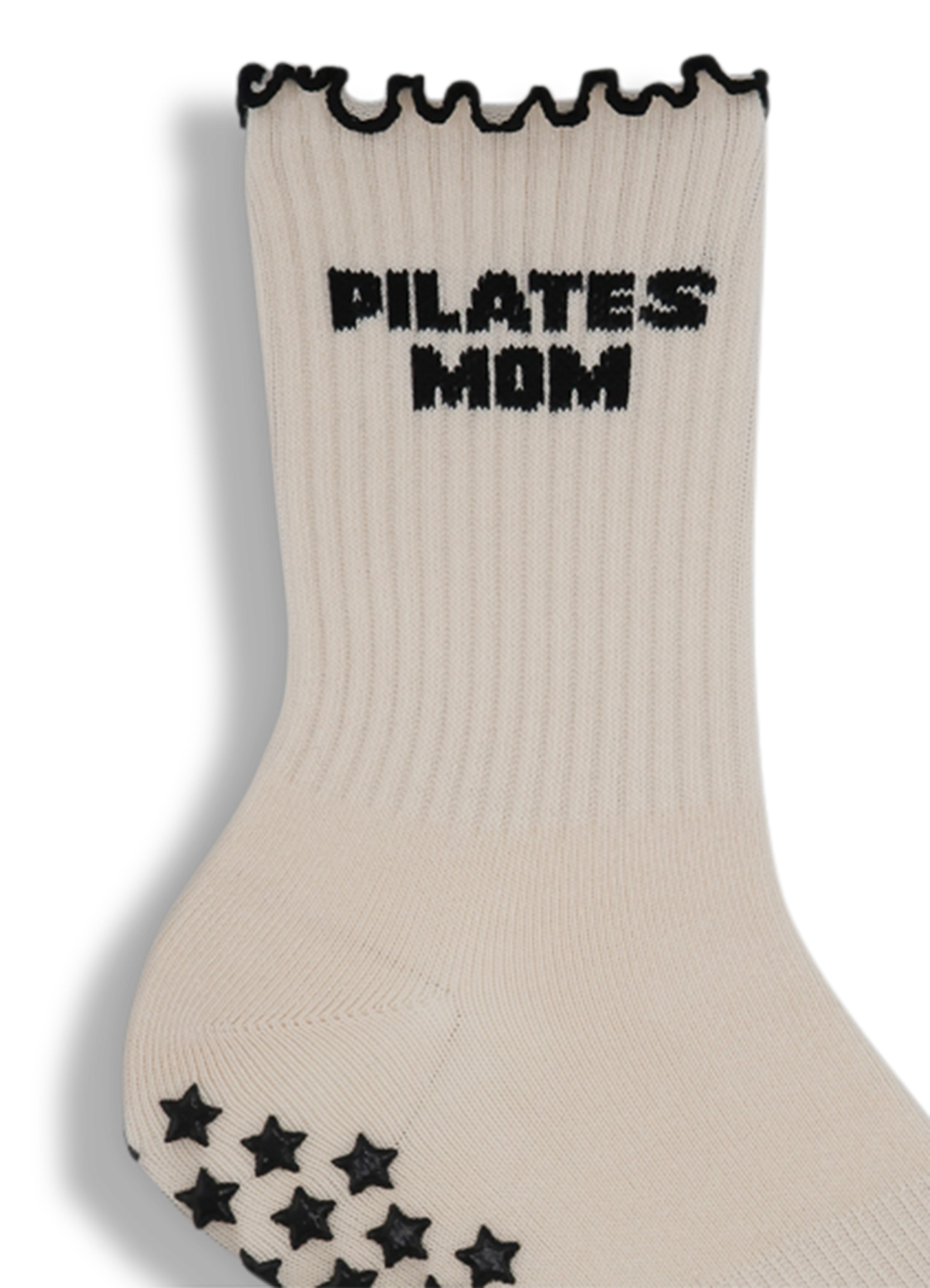 Ruffle Grip Sock - Pilates Mom