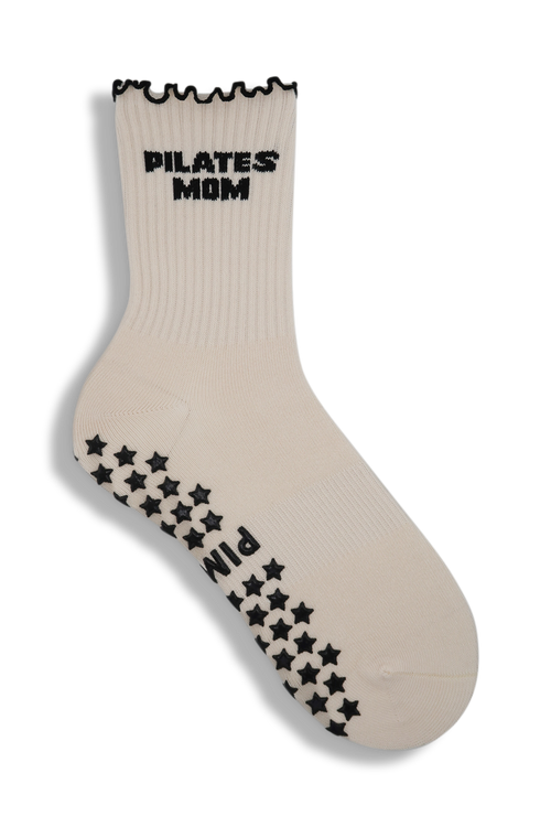 Ruffle Grip Sock - Pilates Mom