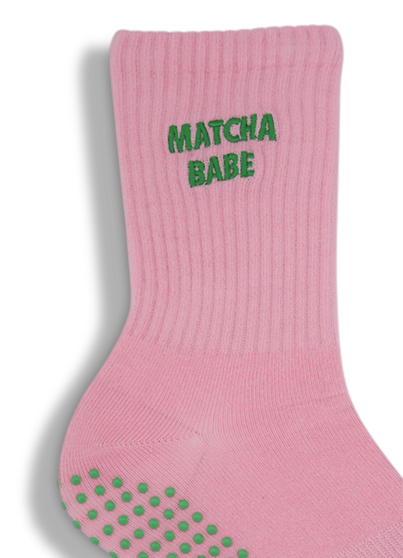 Grip Sock - Matcha Babe
