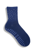 Strass Pilates Socken - Navy