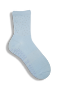 Strass Pilates Socken - Baby Blue