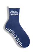 Pilates Socken - Love Language Navy
