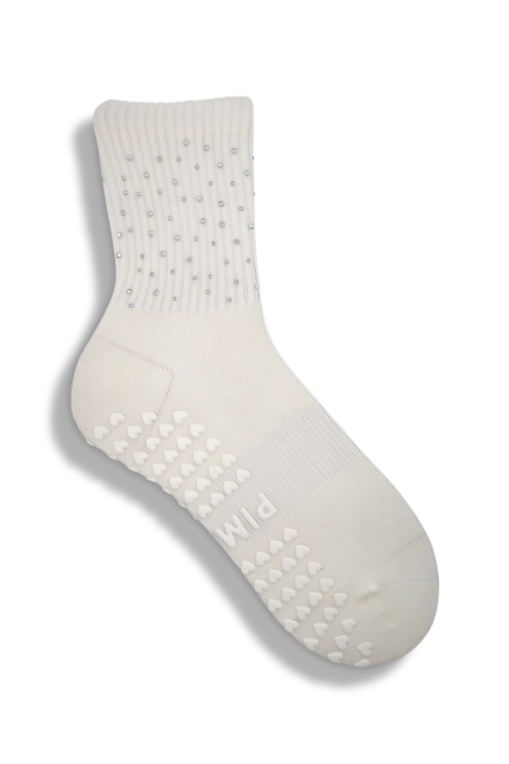 Pilates Socken mit Strass_Reformer Pilates
