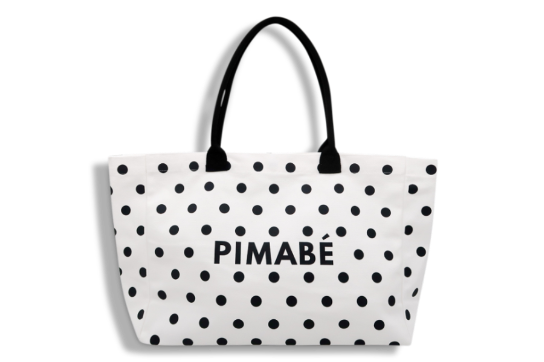 Polka Dot Tasche_ TASCHE ZUM EINKAUFEN_PUNKTE TASCHE