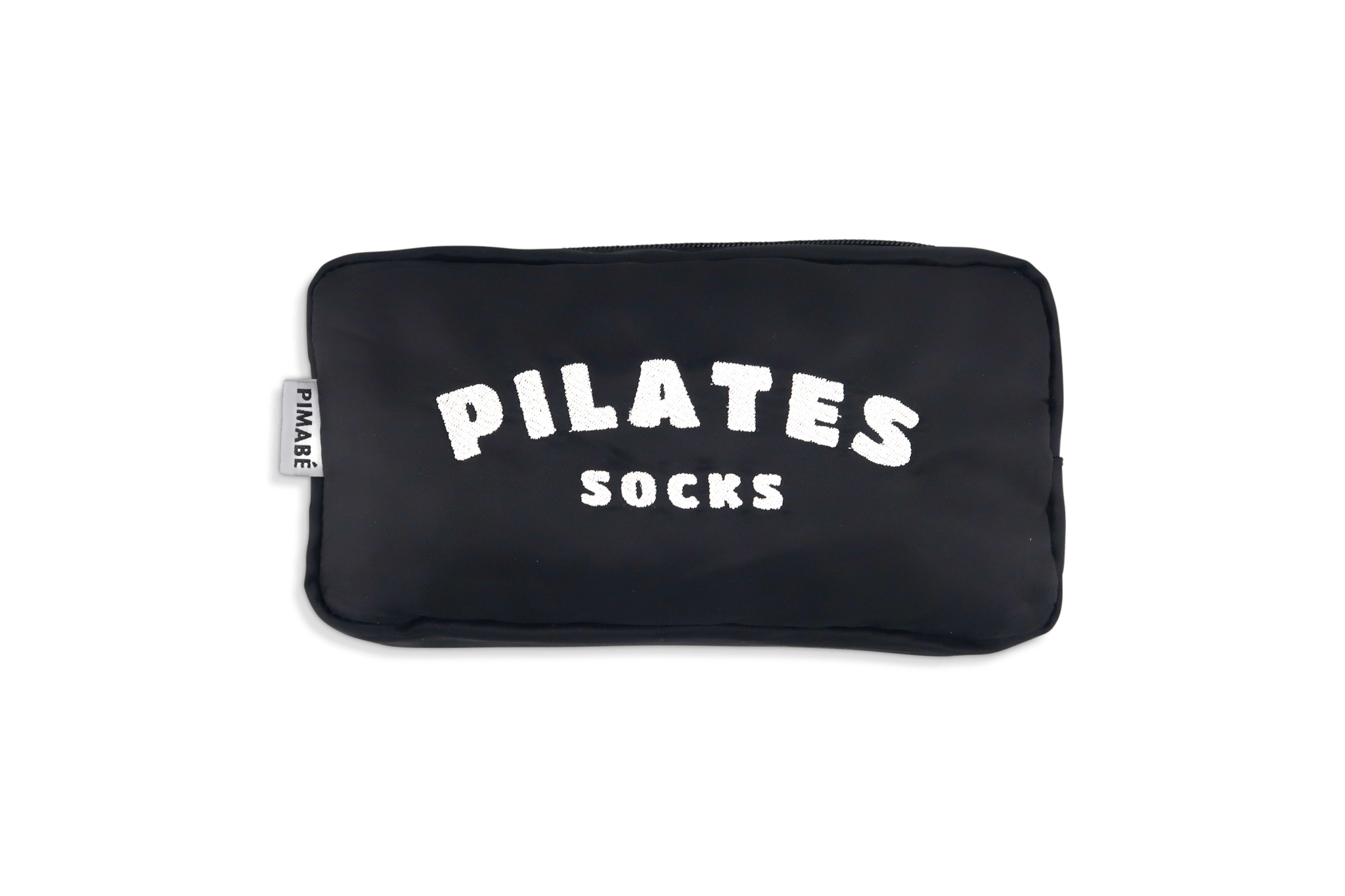 Pilates Sock Bag von Pimabé – Bag für Reformer Pilates, Schwarz – pilatessocken grippysocks pilates reformerpilates