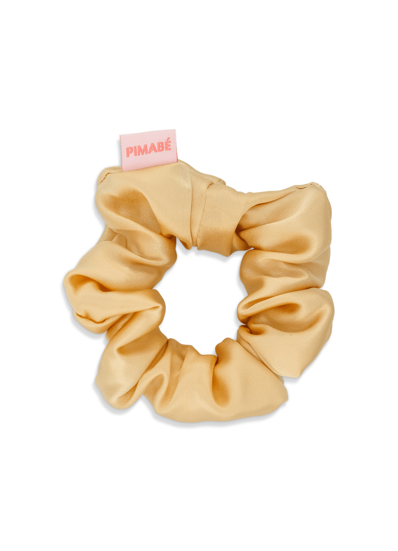 Seiden - Scrunchie von Pimabé – Scrunchie für Reformer Pilates, Butter Yellow – pilatessocken grippysocks pilates reformerpilates