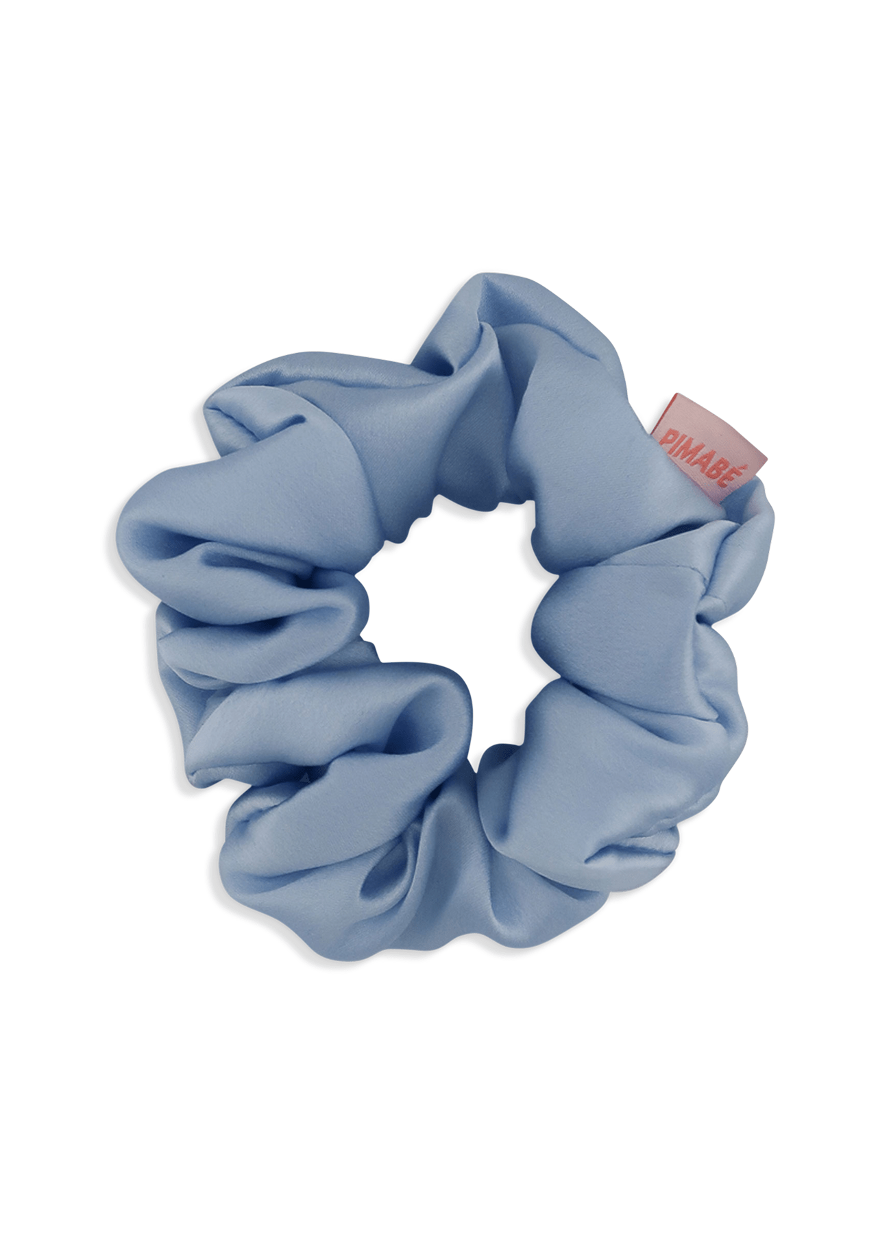 Seiden - Scrunchie von Pimabé – Scrunchie für Reformer Pilates, Baby Blue – pilatessocken grippysocks pilates reformerpilates
