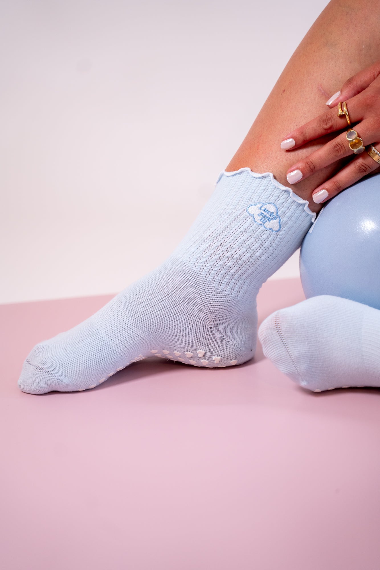 Grip Sock - Lucky You 111 von Pimabé – Sock für Reformer Pilates, – pilatessocken grippysocks pilates reformerpilates