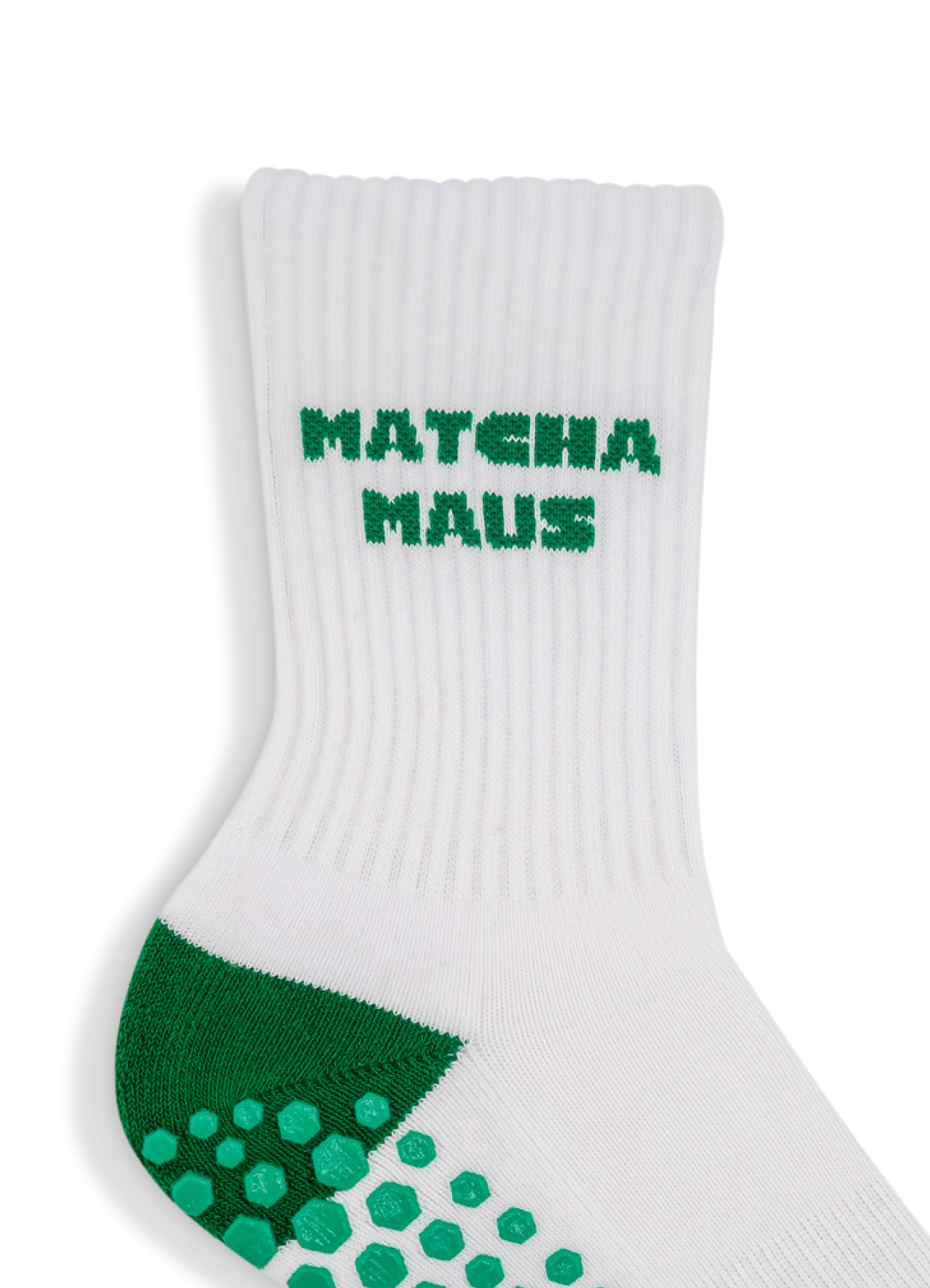 Grip Sock – Matcha Maus von Pimabé – Sock für Reformer Pilates, – pilatessocken grippysocks pilates reformerpilates