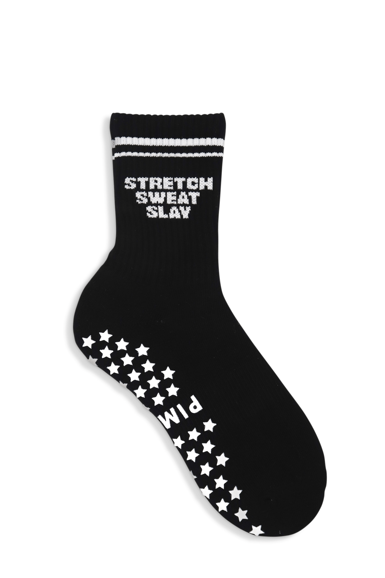 Grip Sock - Stretch, Sweat, Slay von Pimabé – Sock für Reformer Pilates, – pilatessocken grippysocks pilates reformerpilates
