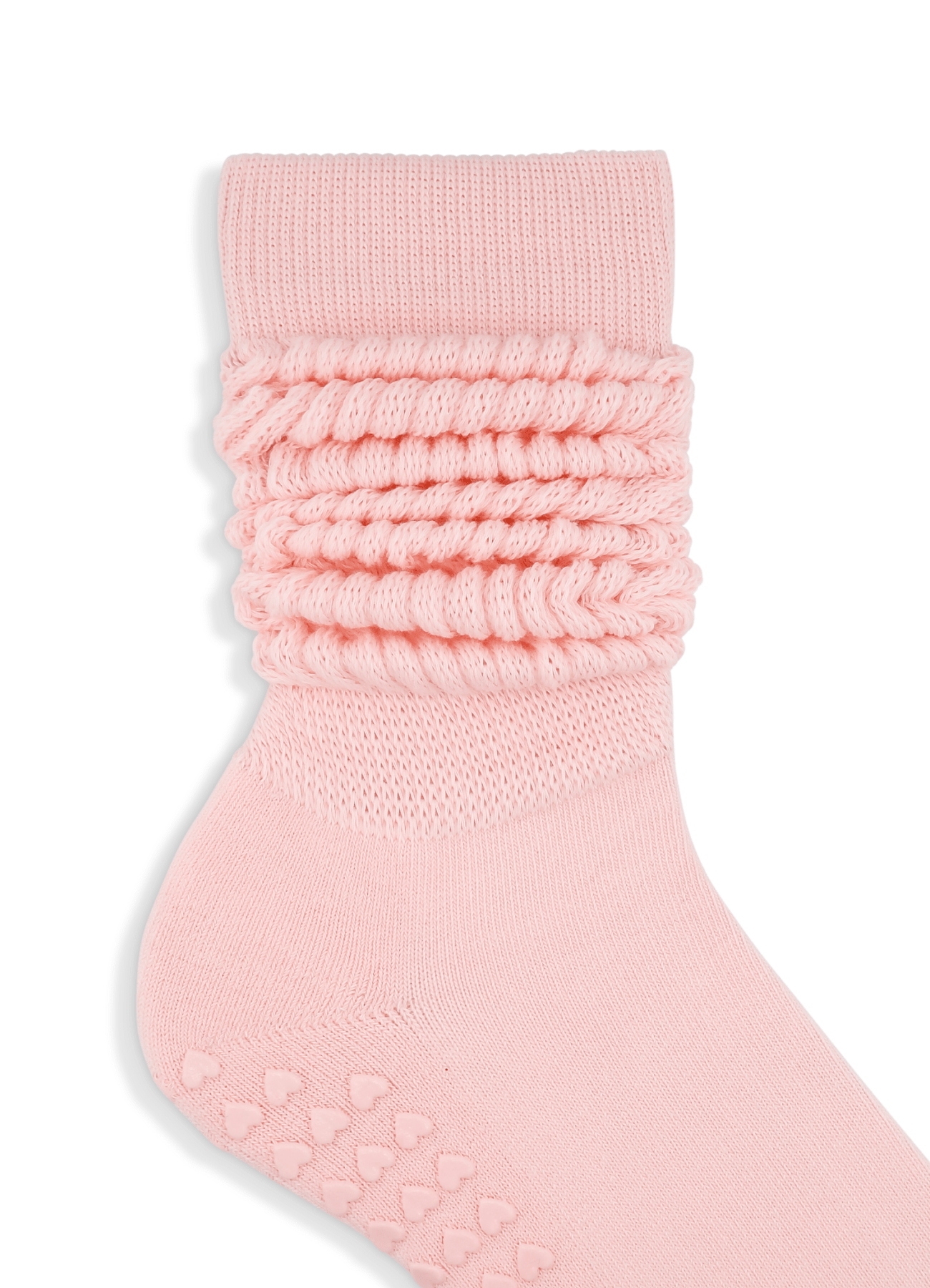Scrunch Grip Sock – Bubble Cloud von Pimabé – Sock für Reformer Pilates, Rosa – pilatessocken grippysocks pilates reformerpilates